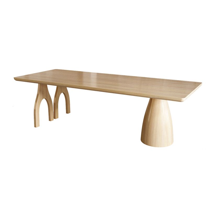 Ensemble de table à manger en bois massif industriel 1/2/7