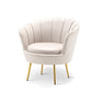 28.74" L x 28.74" W x 30.70" H Barrel Chair Sewn Pillow Back Accent Chair Clearhalo 'Accent Chairs' 'accent_chairs' 'Chairs & Seating' 'furn' 'furn_accent_chairs' 'Furniture' 'furniture_accent_chairs' 'Living Room Furniture' 1200x1200_054eb56b-3390-418f-8fae-e47bec07f627