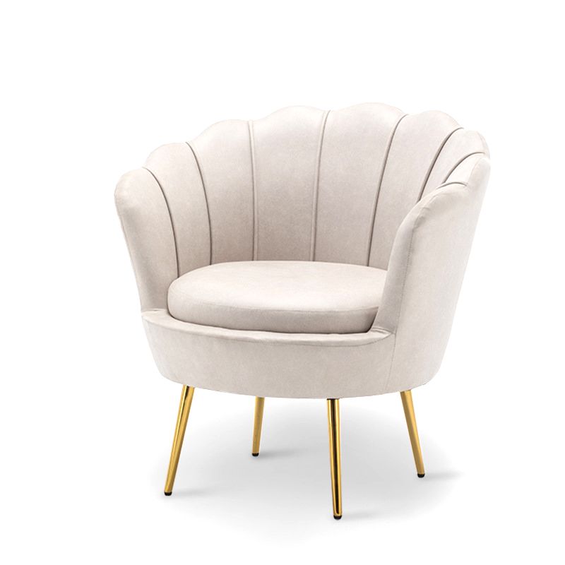 28.74" L x 28.74" W x 30.70" H Barrel Chair Sewn Pillow Back Accent Chair Clearhalo 'Accent Chairs' 'accent_chairs' 'Chairs & Seating' 'furn' 'furn_accent_chairs' 'Furniture' 'furniture_accent_chairs' 'Living Room Furniture' 1200x1200_054eb56b-3390-418f-8fae-e47bec07f627
