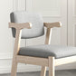 Contemporary Style Chair Armless Open Back Chair with Wood Legs for Home Clearhalo 'Dining Chairs' 'Dining Tables & Seating' 'dining_chair' 'furn' 'furn_dining_chair' 'Furniture' 'Kitchen & Dining Furniture' 1200x1200_054ec17b-d4d8-4adc-98d4-005578373495
