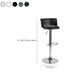 Modern Style Counter Stool Adjustable Height Stool with Footrest