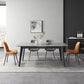 Table à manger extensible rectangulaire Table à manger en pierre moderne pour salle à manger