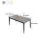 Glam Rectangle Dining Table Set 1/4/5/7 Pieces Dinette Set with Sintered Stone Top Clearhalo 'Dining Room Sets' 'Dining Tables & Seating' 'dining_room_set' 'furn' 'furn_dining_room_set' 'Furniture' 'Kitchen & Dining Furniture' 1200x1200_05525115-fd74-4718-aa7c-ad1082ac2862
