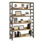 Black Modern Open Back Shelf Bookcase Shelves Included for Home Office Clearhalo 'Bookcases' 'furn' 'furn_bookcases' 'Furniture' 'Office Furniture' 1200x1200_055709aa-58e4-4e46-85f4-3a2b79aaab35