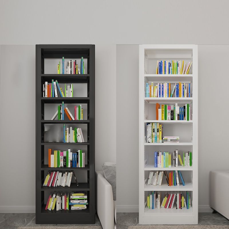 Modern Open Back Bookshelf Vertical Metal Bookcase with Shelves Clearhalo 'Bookcases' 'furn' 'furn_bookcases' 'Furniture' 'Office Furniture' 1200x1200_0558d19f-5e2b-4611-9349-d988f7a01be3