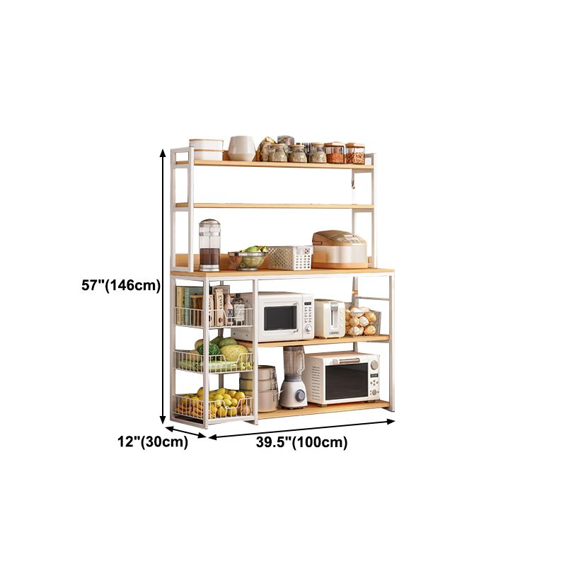 Modern Engineered Wood Buffet/Console Open Storage Buffet Stand for Kitchen Clearhalo 'buffet_sideboard' 'Buffets & Sideboards' 'Furniture' 'furniture_buffet_sideboard' 'Kitchen & Dining Furniture' 1200x1200_055922cb-f7ec-4cbc-9e42-2532a7e9d627