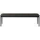 17.7"H Upholstered Seating Bench Cushioned Bench with Metal Legs Clearhalo 'Benches' 'Chairs & Seating' 'furn' 'furn_benches' 'Furniture' 'Living Room Furniture' 1200x1200_055a2fc9-b5e2-4ec4-b4fe-df19b55928d4