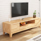 Console TV in legno di gomma moderna per soggiorno in gomma con cassetti, 15 "D / 16,5" D