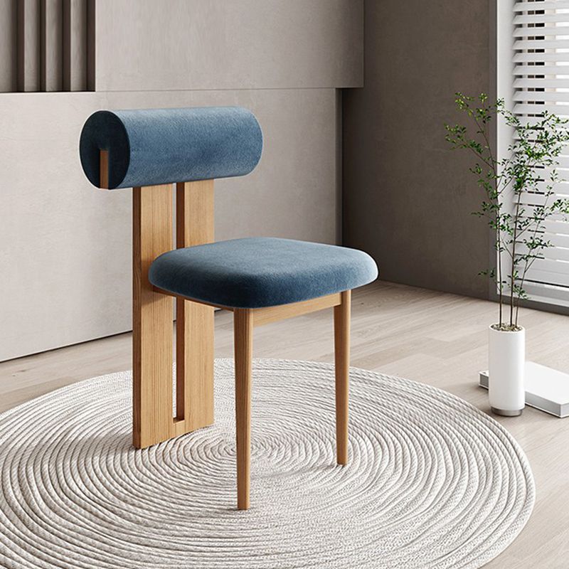 Contemporary Side Chair Wood Slat Back Dining Room Chair for Dining Room