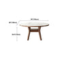 Modern Dining Round Table Dining Sintered Stone Table for Restaurant with Wood Legs Clearhalo 'Dining Tables & Seating' 'Dining Tables' 'dining_table' 'furn' 'furn_dining_table' 'Furniture' 'furniture_dining_table' 'Kitchen & Dining Furniture' 'kitchen' 'kitchen_dining_table' 1200x1200_055dcb96-0345-4680-bcfd-7c2af8979b3c