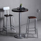Industrial Leather Bar and Counter Stool Metal Stool with 4 Legs Clearhalo 'Bar Furniture' 'Bar Stools' 'bar_stools' 'furn' 'furn_bar_stools' 'Furniture' 'furniture_bar_stools' 'Kitchen & Dining Furniture' 1200x1200_0561338a-d8cd-4470-bc93-185388808407