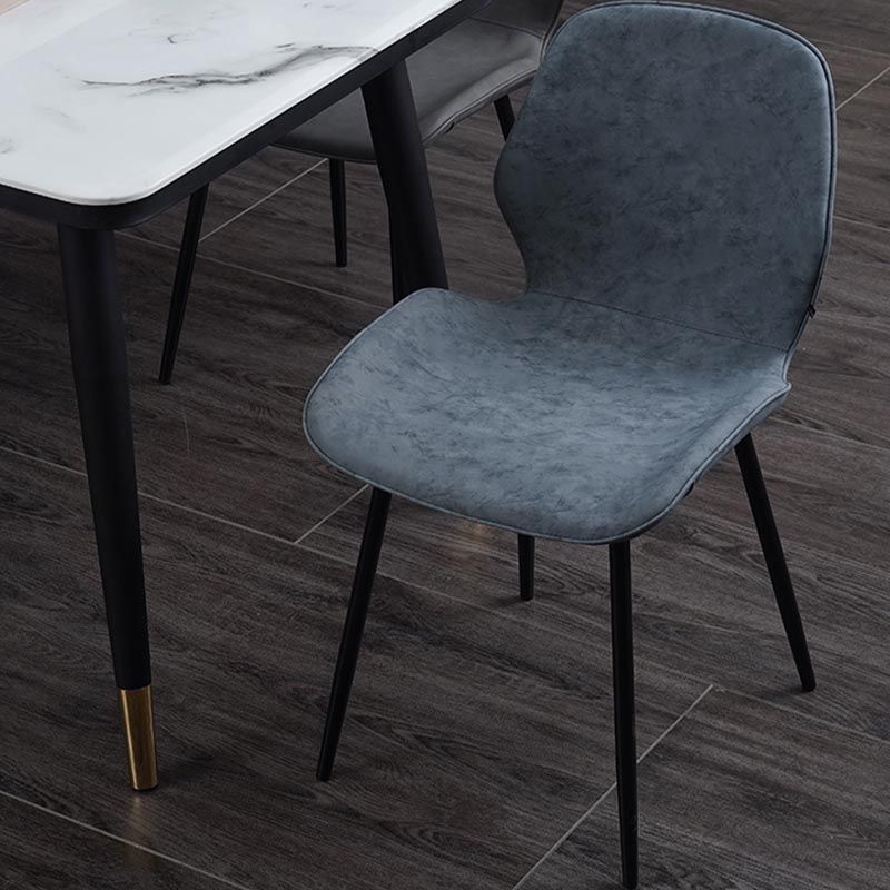 Wingback Side Chair Modern Leather Dining Chair for Dining Room Clearhalo 'Dining Chairs' 'Dining Tables & Seating' 'dining_chair' 'furn' 'furn_dining_chair' 'Furniture' 'Kitchen & Dining Furniture' 1200x1200_0562bb84-5a8e-4b4f-bd66-ed66ad4ac5f3