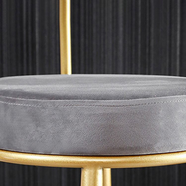 Scandinavian Round Low Back Barstools Upholstered Bar Stools Clearhalo 'Bar Furniture' 'Bar Stools' 'bar_stools' 'furn' 'furn_bar_stools' 'Furniture' 'furniture_bar_stools' 'Kitchen & Dining Furniture' 1200x1200_056595a4-fc27-4b0d-9170-4418ccf0d7ae