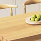 Mesa de comedor de madera rectangular de 1/4 piezas industrial para el comedor para el comedor