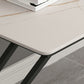 Rectangle Sintered Stone Two-Color Dining Table Simplicity Double Pedestal Table for Dining Room Clearhalo ' dining_table' 'Dining Tables & Seating' 'Dining Tables' 'furn' 'furn_dining_table' 'Furniture' 'furniture_dining_table' 'Kitchen & Dining Furniture' 'kitchen&dining_furn' 'kitchen' 'kitchen_dining_table' 1200x1200_0569755c-c188-44d6-9352-3d34be5fdd76