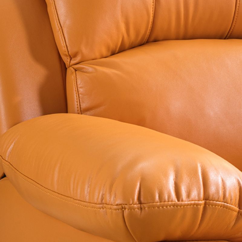 Contemporary Home Theater Recliner Metal Solid Color Arm Reclining Swiveling Clearhalo 'Chairs & Seating' 'furn' 'furn_recliners' 'Furniture' 'Living Room Furniture' 'Recliners' 1200x1200_05698699-f2bd-4e62-824c-d90117cf9072