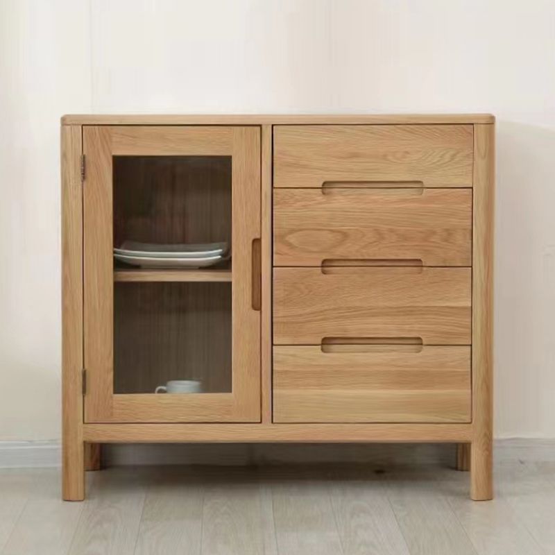 Tavolo a buffet in legno massiccio moderno bacheca con mobile e cassetti