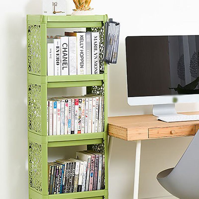 Plastic Bookcase Contemporary Style Open Back Bookshelf for Office Home Study Room Clearhalo 'Bookcases' 'furn' 'furn_bookcases' 'Furniture' 'furniture_bookcases' 'Office Furniture' 1200x1200_056c5d7f-0115-41e9-a77a-82fad11e9ae0