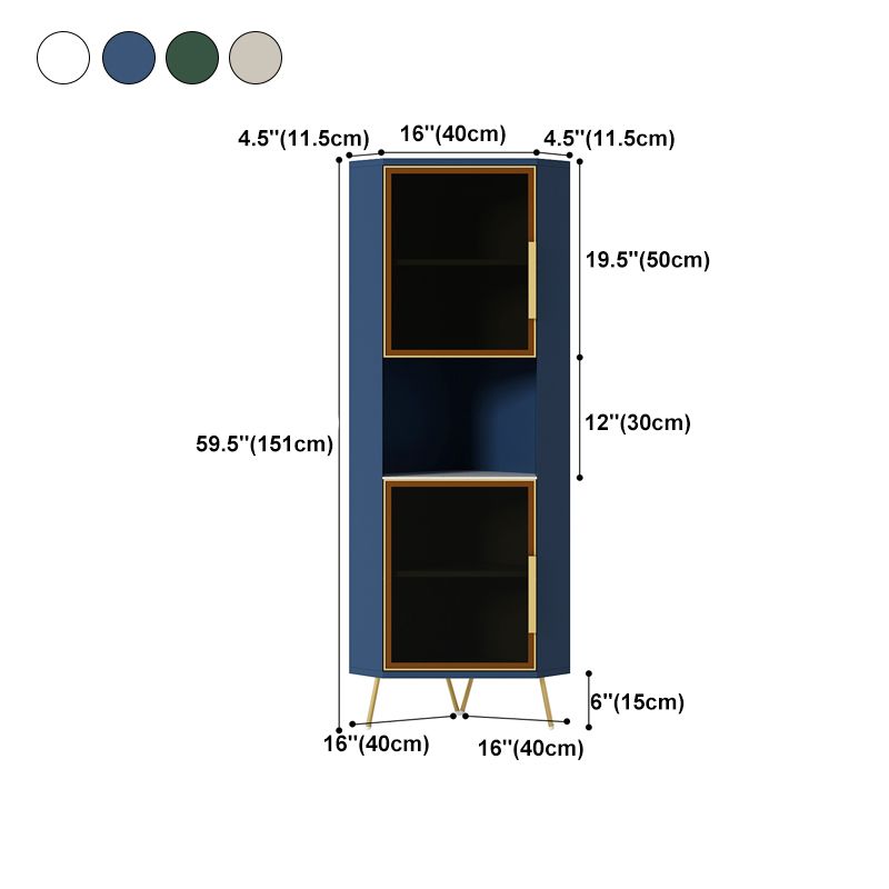 Glam Glam Doors Buffet Server MDF e scaffalatura regolabile in pietra buffet