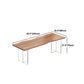 Modern Brown in Wood Table Specialty Dining Table for Kitchen