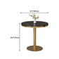 Sintered Stone Dining Table Traditional Luxury Dining Table with Gold Base Clearhalo 'Dining Tables & Seating' 'Dining Tables' 'dining_table' 'furn' 'furn_dining_table' 'Furniture' 'furniture_dining_table' 'Kitchen & Dining Furniture' 'kitchen' 'kitchen_dining_table' 1200x1200_05731dc1-f20d-4d0c-9898-0cfac9262457