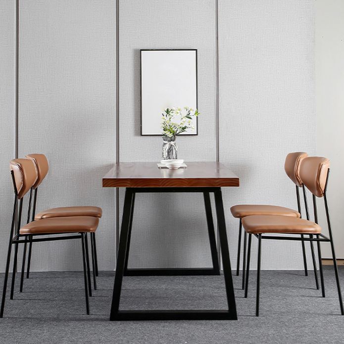 Industrial 1/2/3/5 Pieces Solid Wood Dining Set Dining Furniture Set /Separate Items Clearhalo 'Dining Room Sets' 'Dining Tables & Seating' 'dining_room_set' 'furn' 'furn_dining_room_set' 'Furniture' 'furniture_dining_room_set' 'Kitchen & Dining Furniture' 'kitchen&dining_furn' 'kitchen' 1200x1200_057695ad-5f33-4de3-9216-0bba9c5a3289