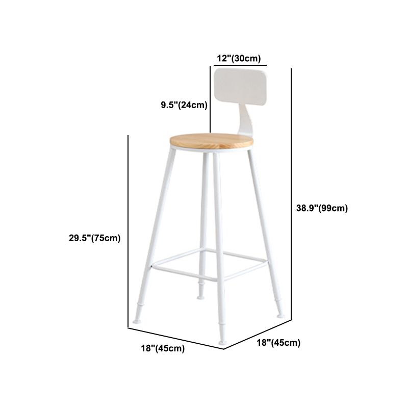 Tavolo da bar in legno massiccio di lussuoso set da barra da barra da 1/5 pezzi con sgabelli bianchi