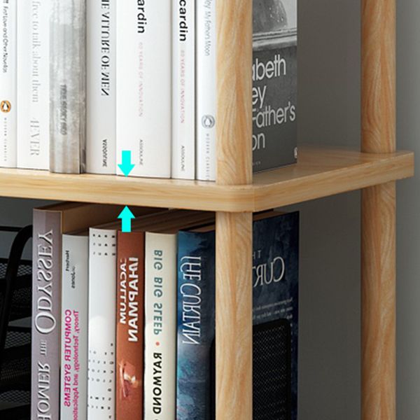 モダンなエタゲールの木製の本の棚を開いた棚の本棚家のための本棚