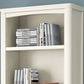 Modern Standard Bookshelf Wooden White Bookcase with Shelves