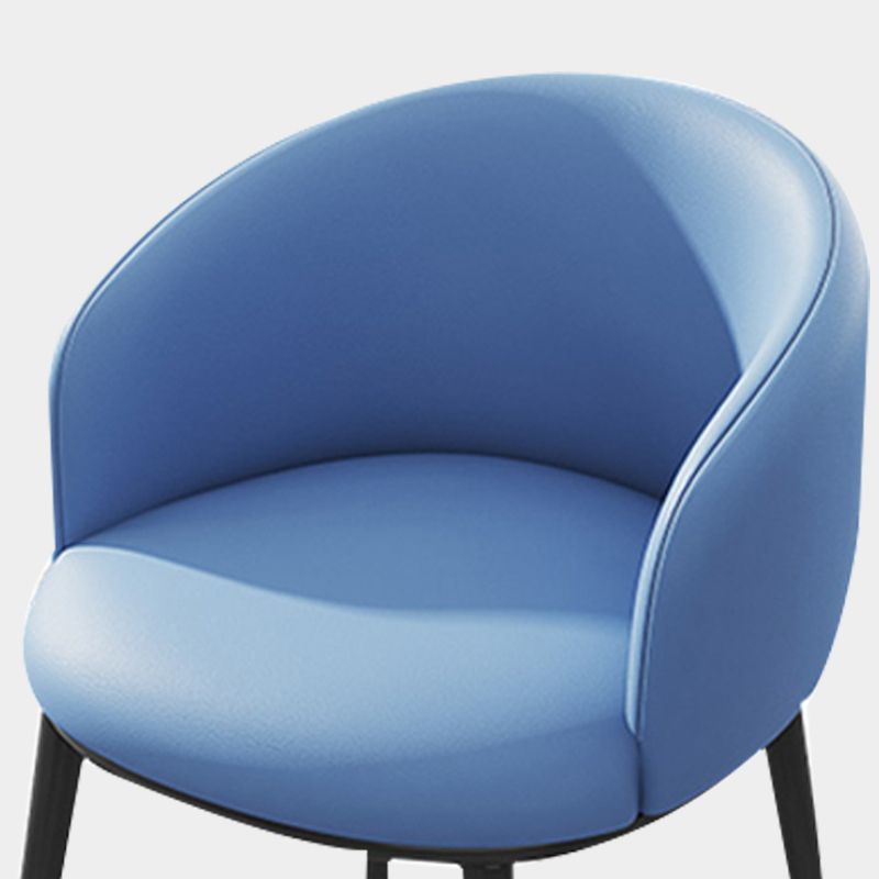 Modern Upholstered Home Arm Chair Solid Back Matte Finish Dining Chair Clearhalo ' kitchen&dining_furn' 'Dining Chairs' 'Dining Tables & Seating' 'dining_chair' 'furn' 'furn_dining_chair' 'Furniture' 'furniture_dining_chair' 'Kitchen & Dining Furniture' 'kitchen' 1200x1200_057d4e0d-1efe-475e-a226-4abd8fa9b25b