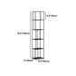 Metal Etagere Bookcase Industrial Open Back Bookshelf for Home Office Clearhalo 'Bookcases' 'furn' 'furn_bookcases' 'Furniture' 'furniture_bookcases' 'kitchen' 'kitchen_bookcases' 'Living Room Furniture' 'Office Furniture' 1200x1200_0582fdff-cc04-4ff0-bb82-9dc86193e242