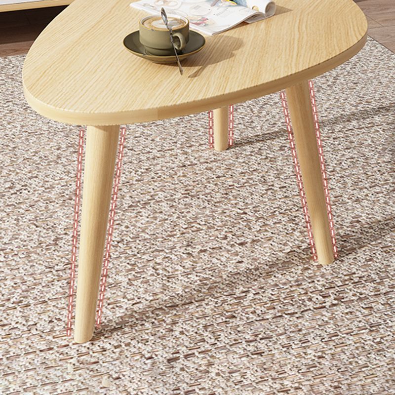3 Legs Wood Coffee Table Modern Free-Form Nesting Coffee Table Set Clearhalo 'Coffee & Accent Tables' 'Coffee Tables' 'coffee_tables' 'furn' 'furn_coffee_tables' 'Furniture' 'Living Room Furniture' 1200x1200_05838db2-dea8-457c-a68d-da44e171300c