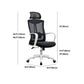 Modern Fixed Arms Desk Chair High-back Office Ergonomic Chair Clearhalo 'furn' 'furn_office_chair' 'Furniture' 'Office Chairs' 'Office Furniture' 'office_chair' 1200x1200_05863d2f-73ca-44d2-bc23-aec4892d94df