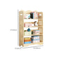 Open Back Standard Bookshelf Wooden Contemporary Bookcase with Shelves Clearhalo 'Bookcases' 'furn' 'furn_bookcases' 'Furniture' 'Office Furniture' 1200x1200_0589c753-431b-4236-b5c9-f50193f1d439