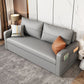 Square Arm Sofa Futon Foldable Pillow Included Futon Sofa Bed