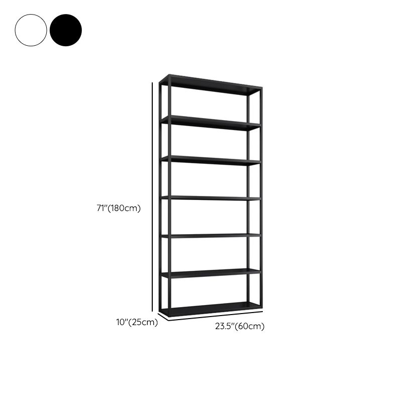 Scandinavian Open Back Standard Bookshelf Metal Shelves Included Bookcase Clearhalo 'Bookcases' 'furn' 'furn_bookcases' 'Furniture' 'Office Furniture' 1200x1200_058e5b5a-98c9-4594-b63f-31b57db012fd