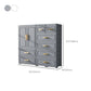 Hinged Wardrobe Cabinet Modern Plastic Storage Cabinet for Home