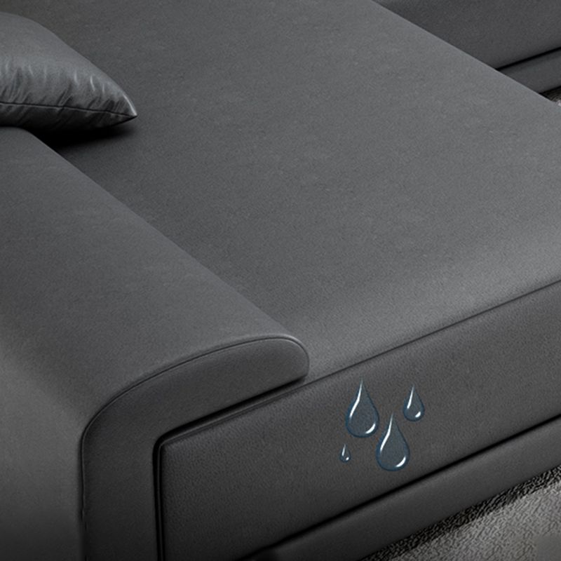 Scandinavian L-Shape Sofa Left Hand Facing Sectional for Apartment Clearhalo 'Furniture' 'furniture_sectionals' 'Living Room Furniture' 'Sectionals' 1200x1200_058ef79a-17a0-4f9b-9dbf-24181fdaf134