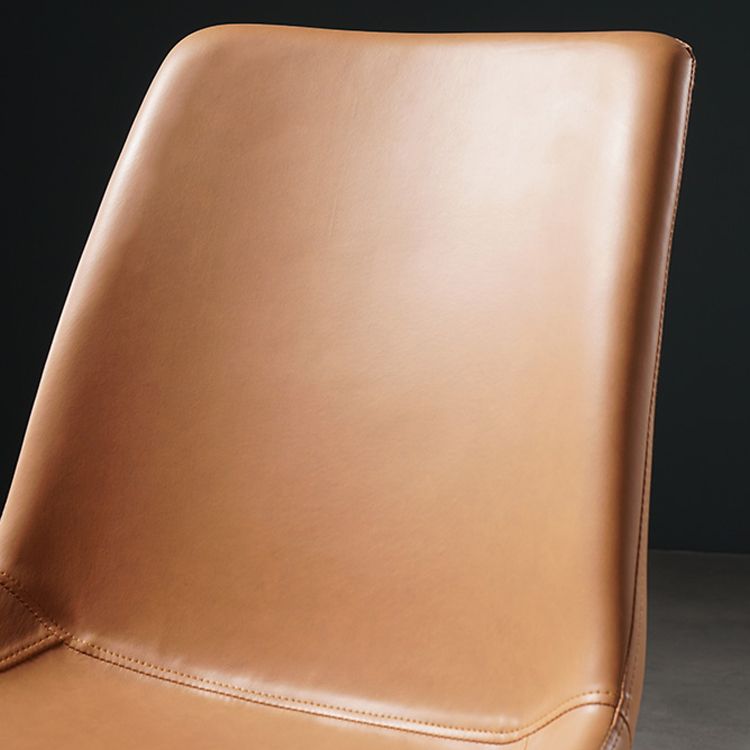 Nordic Style Metal Dining Side Chair Armless Dining Side Chair for Kitchen Clearhalo ' kitchen&dining_furn' 'Dining Chairs' 'Dining Tables & Seating' 'dining_chair' 'furn' 'furn_dining_chair' 'Furniture' 'furniture_dining_chair' 'Kitchen & Dining Furniture' 'kitchen' 1200x1200_0590e245-bf73-4546-ba7a-feee79e3b6c8