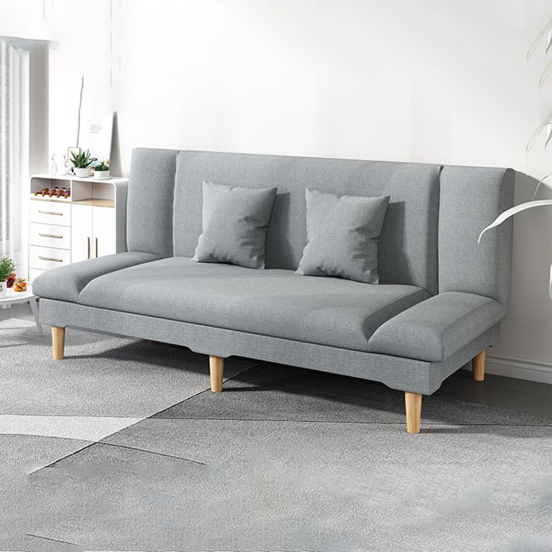 Divano chaise lounge scandinavo in tinta unita senza braccioli