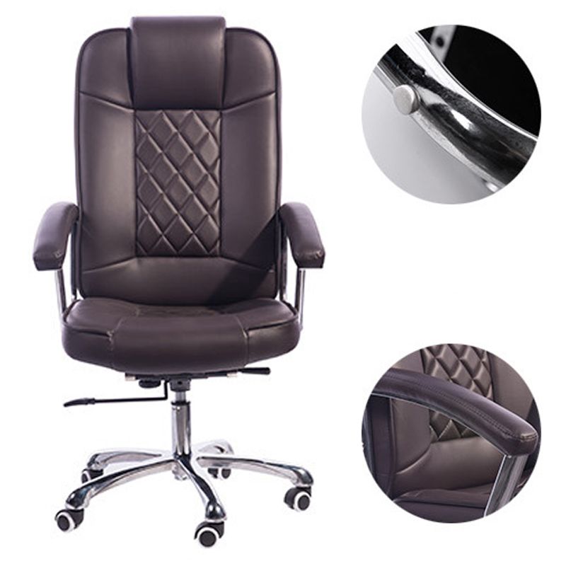 23"W Contemporary Executive Chair Upholstered Managers Chair Clearhalo 'furn' 'furn_office_chair' 'Furniture' 'Office Chairs' 'Office Furniture' 'office_chair' 1200x1200_05922540-a3eb-4b42-af51-4fee5de5583b