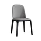 Scandinavian Style Faux Leather Side Chairs with Wooden Legs Solid Back Chair for Home Clearhalo ' kitchen&dining_furn' 'Dining Chairs' 'Dining Tables & Seating' 'dining_chair' 'furn' 'furn_dining_chair' 'Furniture' 'furniture_dining_chair' 'Kitchen & Dining Furniture' 'kitchen' 1200x1200_0595757f-9485-406a-9fc2-7f18a11a3eca