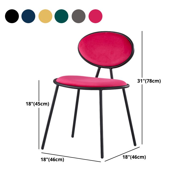 Upholstered Stackable Dining Chair King Louis Back Side Chair for Dining Room Clearhalo 'Dining Chairs' 'Dining Tables & Seating' 'dining_chair' 'furn' 'furn_dining_chair' 'Furniture' 'furniture_dining_chair' 'Kitchen & Dining Furniture' 1200x1200_0595f987-ff99-4b57-a0b1-96a5bbb3121e