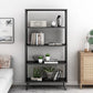 Modern Style Metal Bookshelf Black Open Back Bookcase for Home Office Clearhalo 'Bookcases' 'furn' 'furn_bookcases' 'Furniture' 'Office Furniture' 1200x1200_05961aa4-a564-47d2-a5ff-f8638b2c408f
