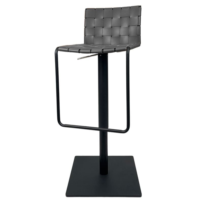 Industrial Leather Bar Stool Backrest Adjustable Counter Stool for Living Room Clearhalo 'Bar Furniture' 'Bar Stools' 'bar_stools' 'furn' 'furn_bar_stools' 'Furniture' 'Kitchen & Dining Furniture' 1200x1200_0596e299-e7a6-4198-a800-7c263c88dab6