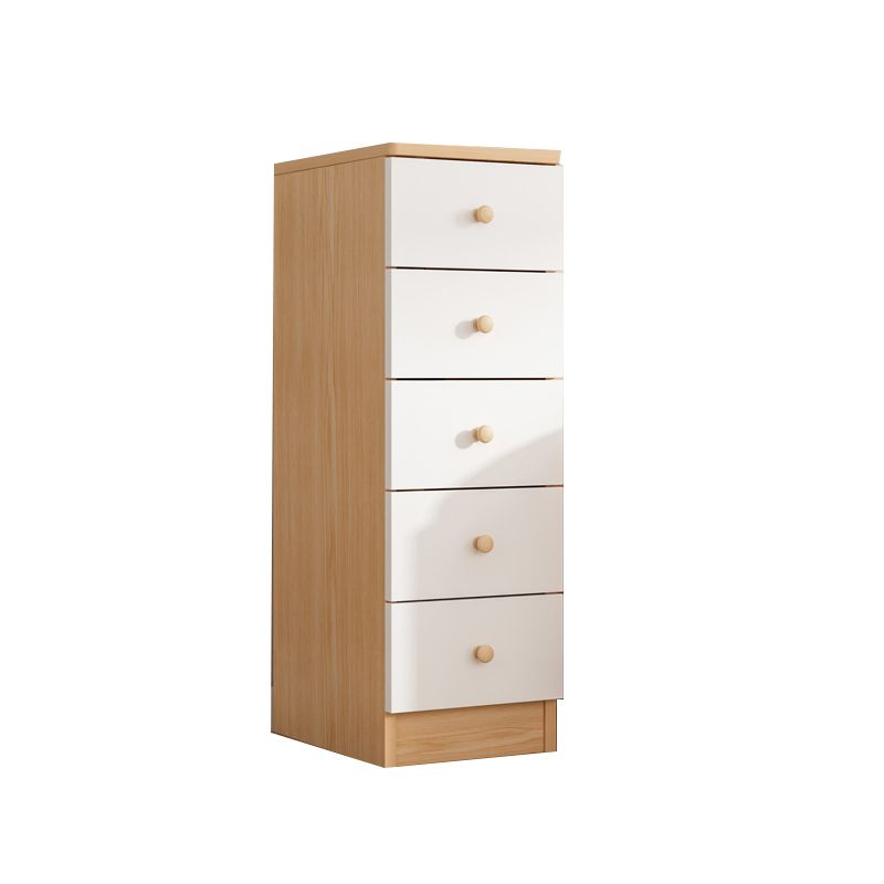 Contemporary Wooden Accent Cabinet Bar Pulls Handle Design Storage Cabinet