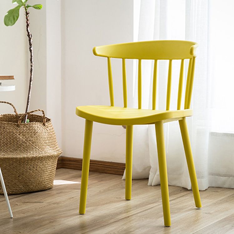 Plastic Scandinavian Kitchen Dining Room Chair Windsor Back Side Chair Clearhalo ' kitchen&dining_furn' 'Dining Chairs' 'Dining Tables & Seating' 'dining_chair' 'Furniture' 'furniture_dining_chair' 'Kitchen & Dining Furniture' 'kitchen' 1200x1200_059b28e1-7179-4063-bdc8-e68529f57ffc
