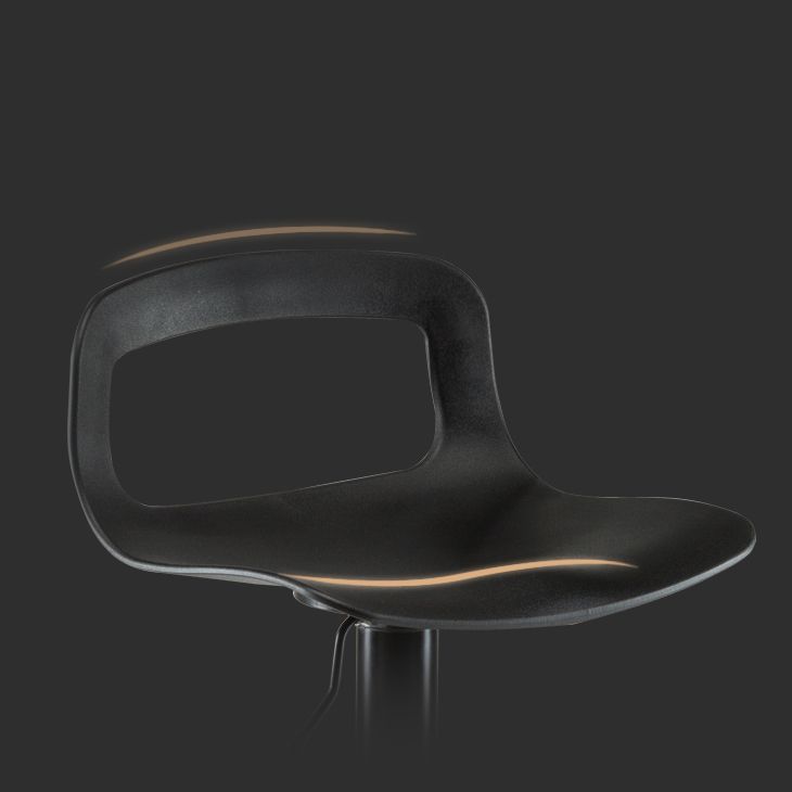 Industrial Style Bar-stool PP Seat with Swivel for Kitchen Bar Clearhalo 'Bar Furniture' 'Bar Stools' 'bar_stools' 'furn' 'furn_bar_stools' 'furniture_bar_stools' 'Kitchen & Dining Furniture' 'kitchen&dining_furn' 'kitchen' 'kitchen_furn' Furniture' 1200x1200_059c429b-3d20-471d-86e6-ad5651969185