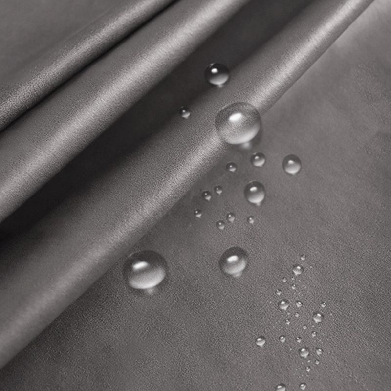 Contemporary Faux Leather Living Room Sofa Dark Gray Cushion Back Sectional Clearhalo 'Furniture' 'furniture_sectionals' 'Living Room Furniture' 'Sectionals' 1200x1200_059e8408-d339-43f8-afe3-89b0bf2c169f