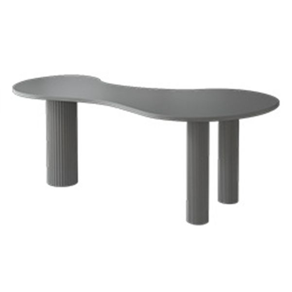 Escritorio de escritura de madera escritorio de oficina contemporáneo con piernas